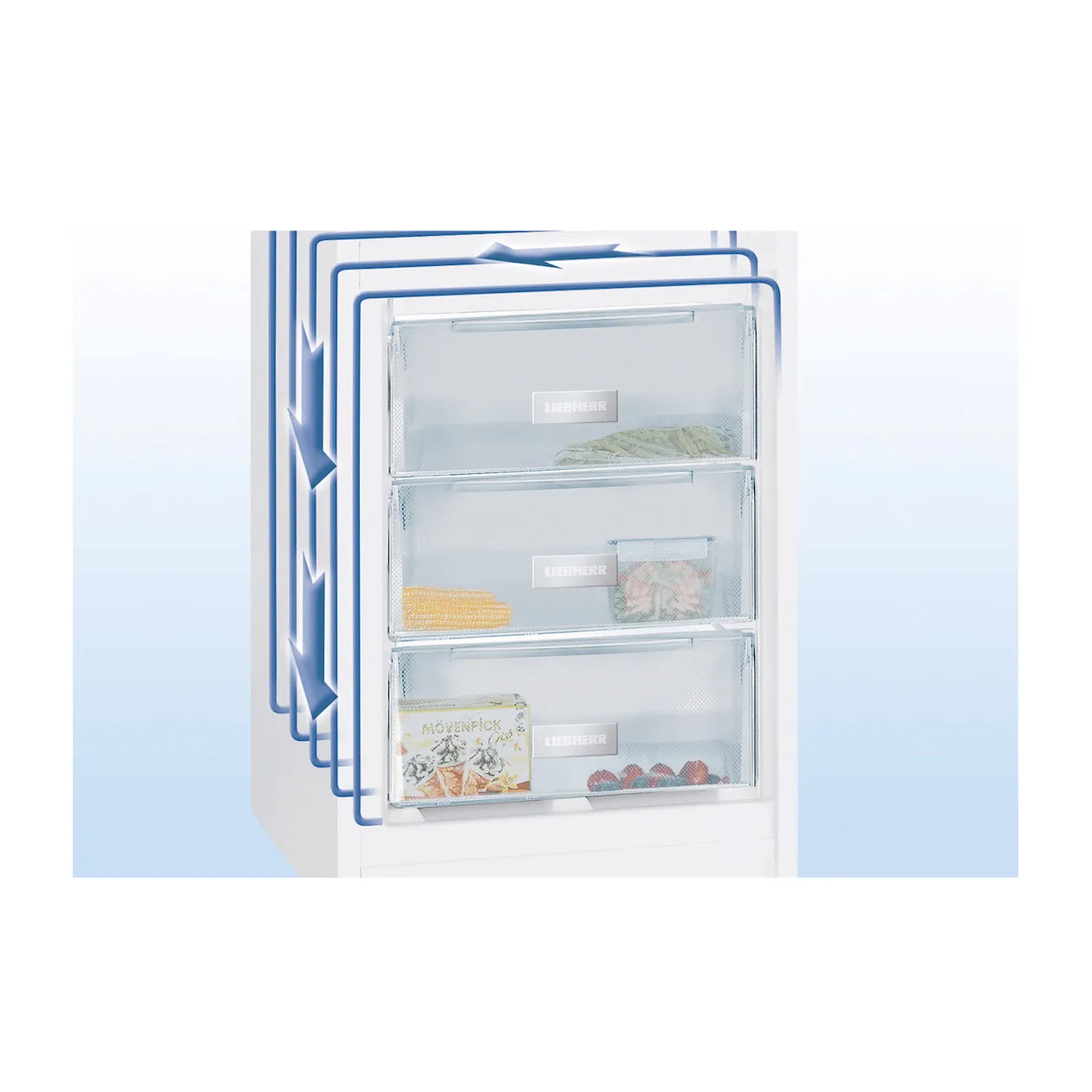 Liebherr CUe 2831-26 - Koel-vriescombinatie.