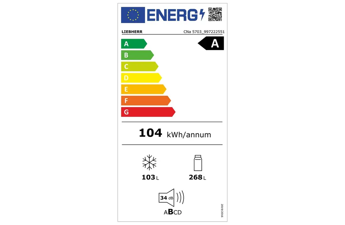 Liebherr CNa 5703-20 - Koel-vriescombinatie.