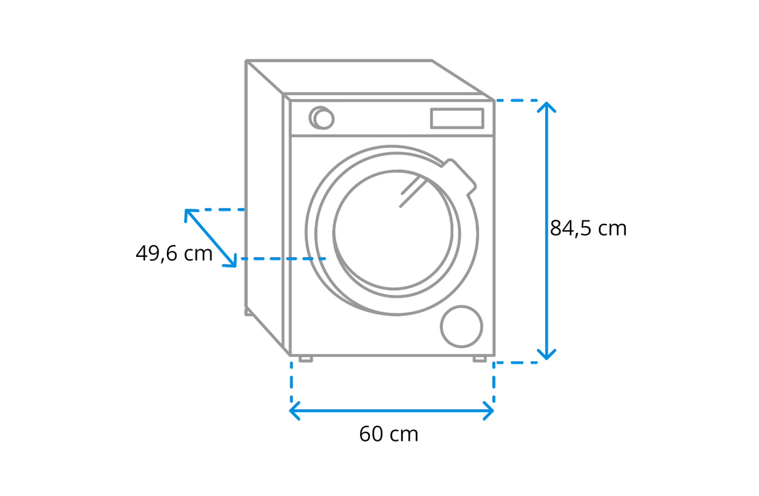 Beko BM3WFU37412CW EnergySpin - Wasmachine.