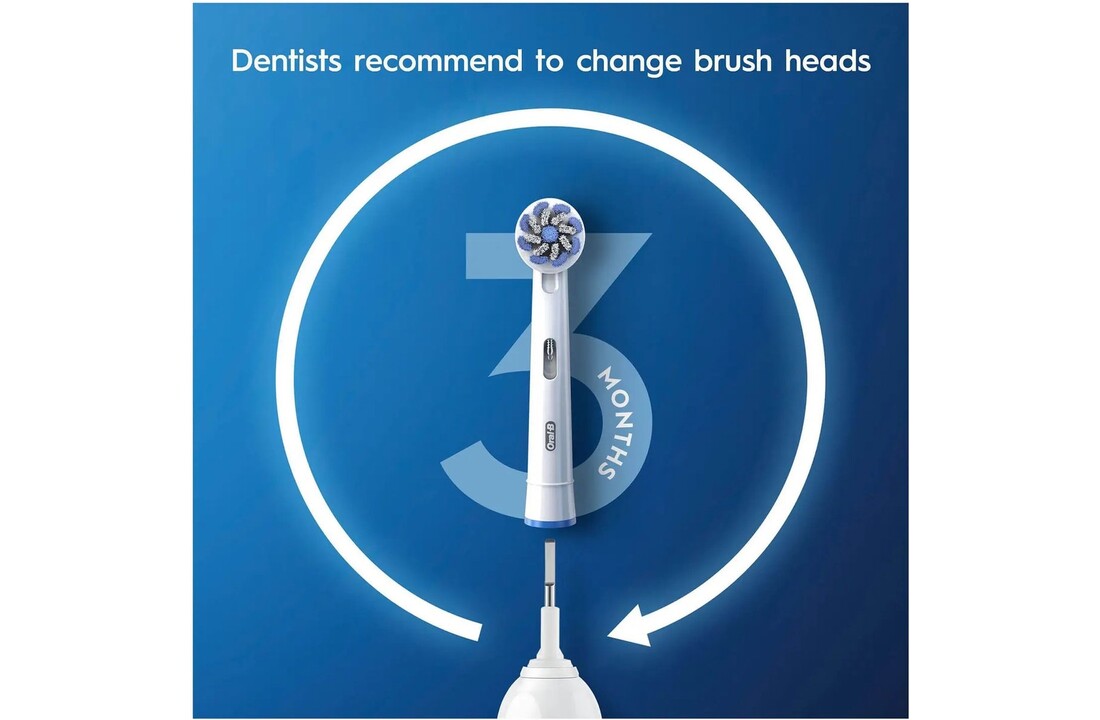 Oral-B Pro 3 3300 Sensitive Clean Wit - Elektrische tandenborstel