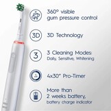 Oral-B Pro 3 3300 Sensitive Clean Wit - Elektrische tandenborstel