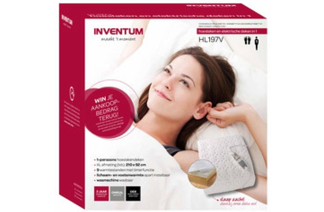 Inventum HL197V - Elektrische deken