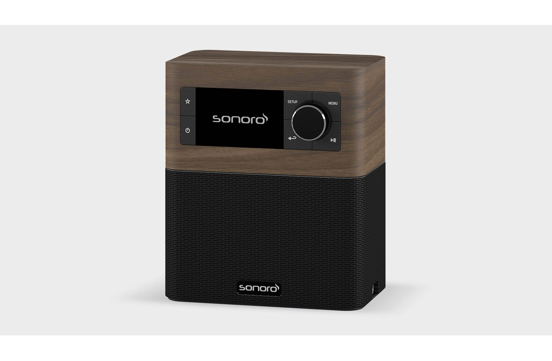 Sonoro Stream X Walnoot/Zwart - Radio