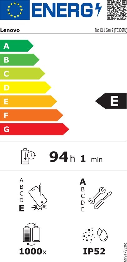 Lenovo Idea Tab WiFi 128GB Grijs incl. Tab Pen (ZAFR0405SE) - Tablet