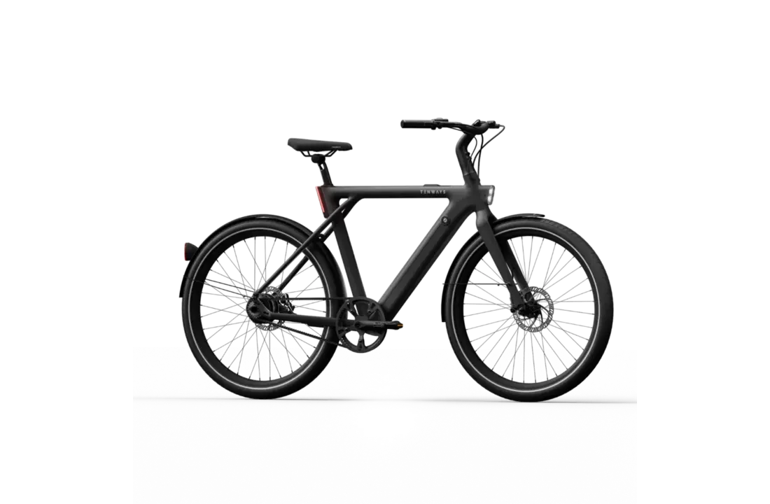 Tenways CGO009 Classic E-bike - 374 Wh Heren - Midnight Black