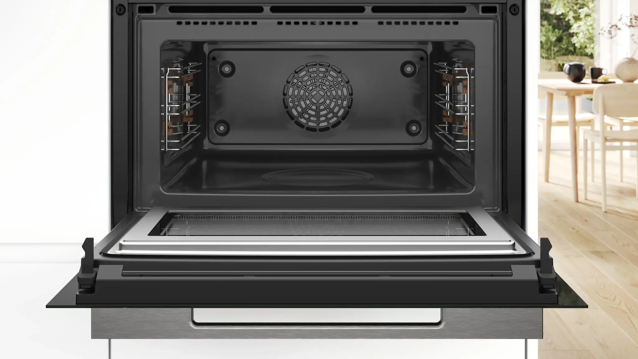 Bosch CMG7761B1 - Compacte inbouw oven met magnetron.