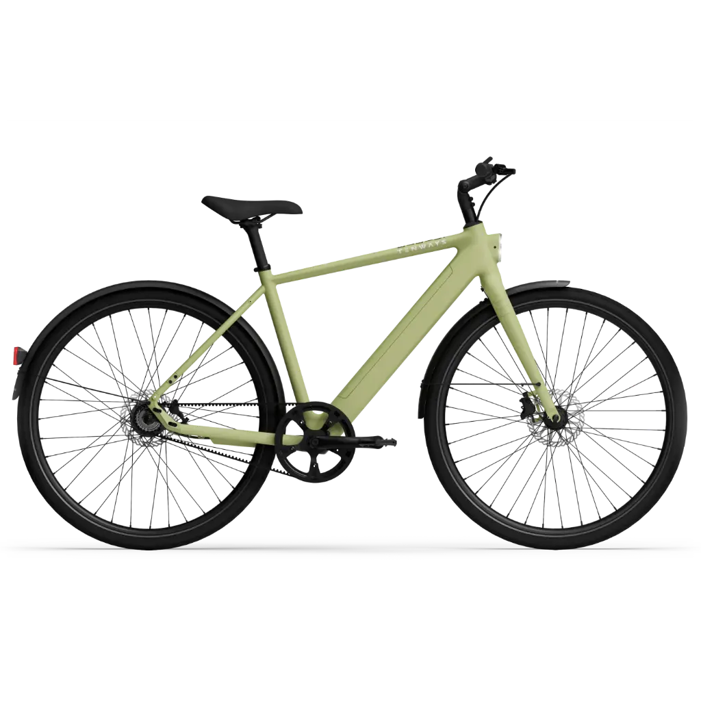 Tenways CGO600 Pro E-bike - 360 Wh Heren - Avocado Green