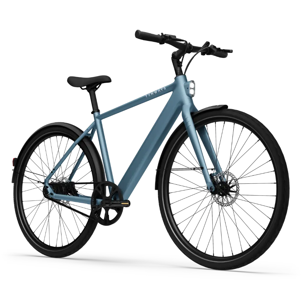 Tenways CGO600 Pro E-bike - 360 Wh Heren - Sky Blue
