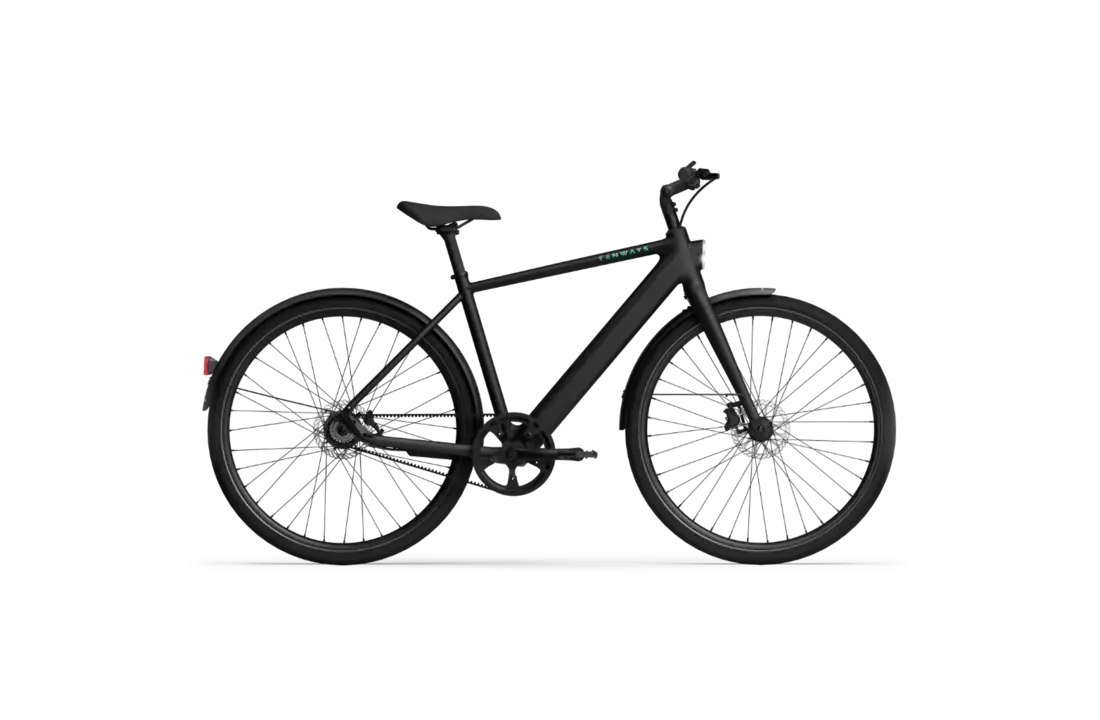Tenways CGO600 Pro Ebike - 360 Wh Heren - Midnight Black