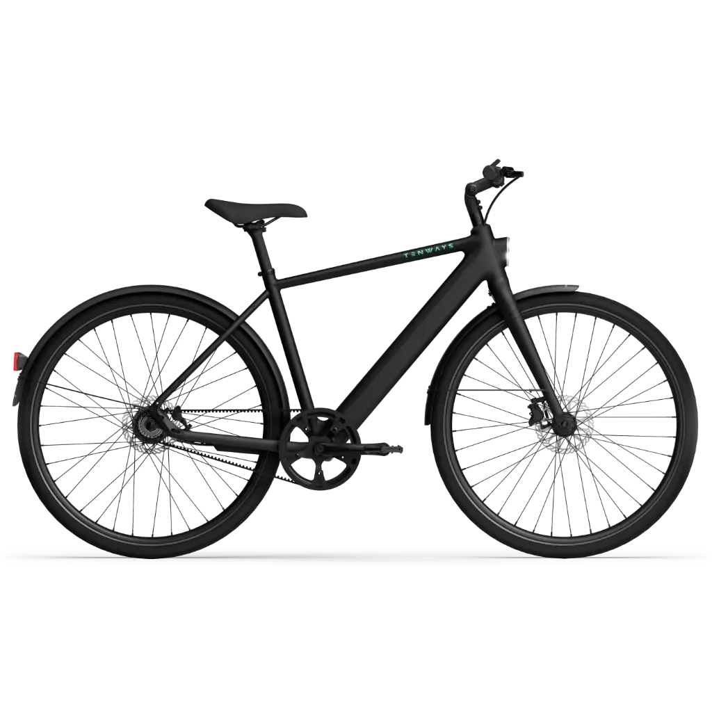 Tenways CGO600 Pro Ebike - 360 Wh Heren - Midnight Black