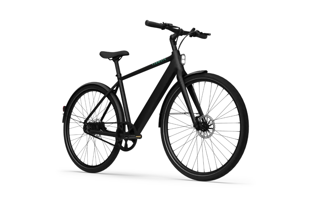 Tenways CGO600 Pro Ebike - 360 Wh Heren - Midnight Black