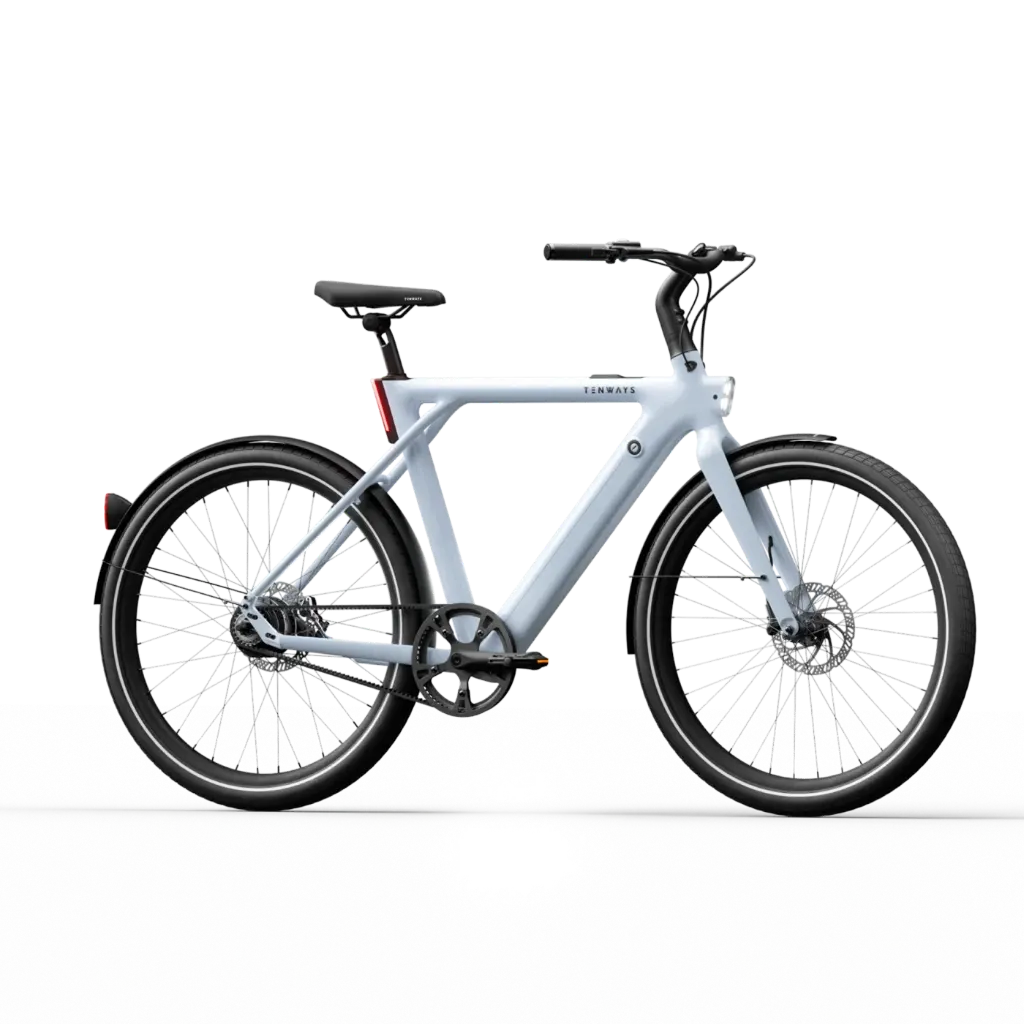 Tenways CGO009 Classic E-bike - 374 Wh Heren - Ice Blue
