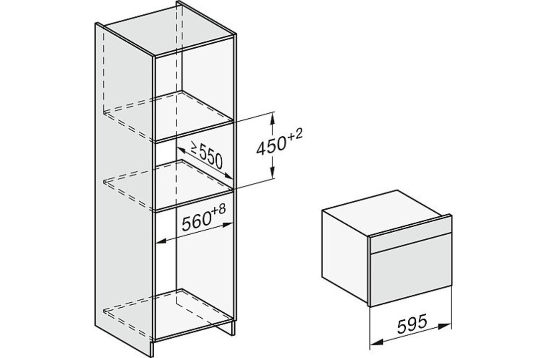 Miele DGC 7440 HCX PRO OBSW - Inbouw oven