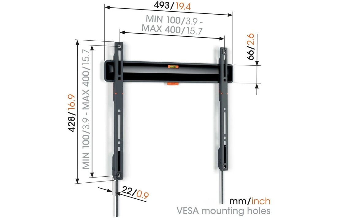 Vogel's TVM 3405 Muurbeugel (37-77 inch) - TV muurbeugel