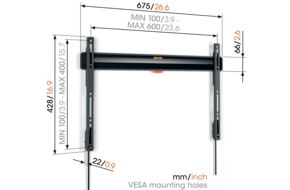 Vogel's TVM 3605 Muurbeugel (40 - 100 inch) - TV muurbeugel
