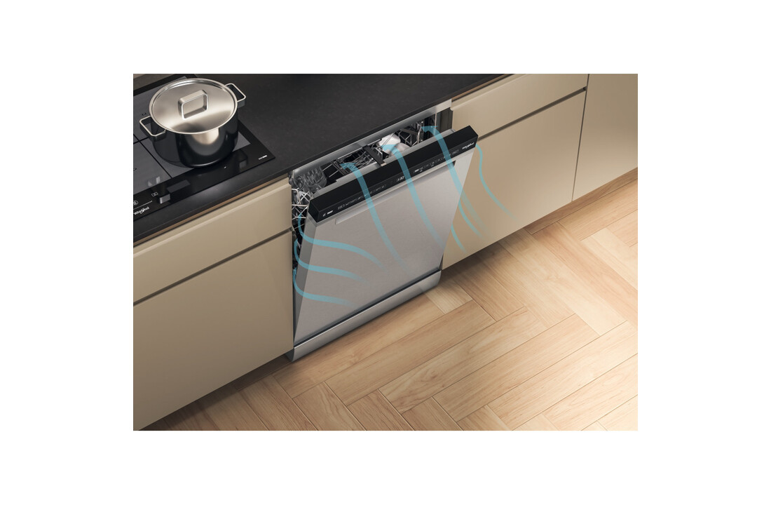Whirlpool W7F HS51 X - Vrijstaande vaatwasser