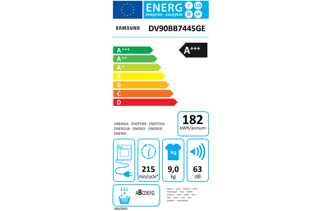 Samsung DV90BB7445GE Bespoke - Warmtepompdroger