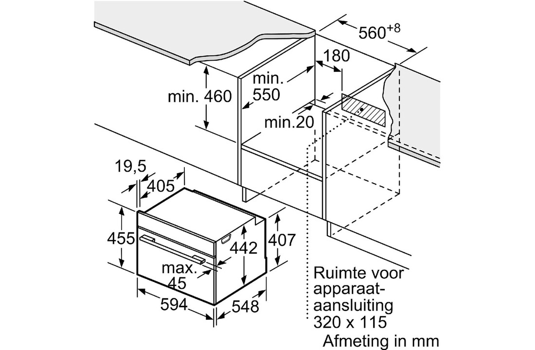 Siemens CM724G1B3 iQ700 extraKlasse - Inbouw oven