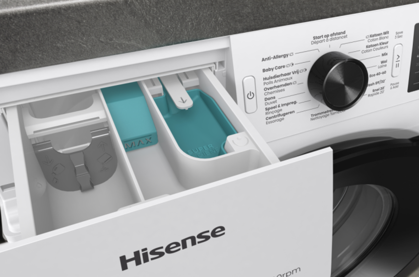 Hisense WF3V943BW/BLX - Wasmachine