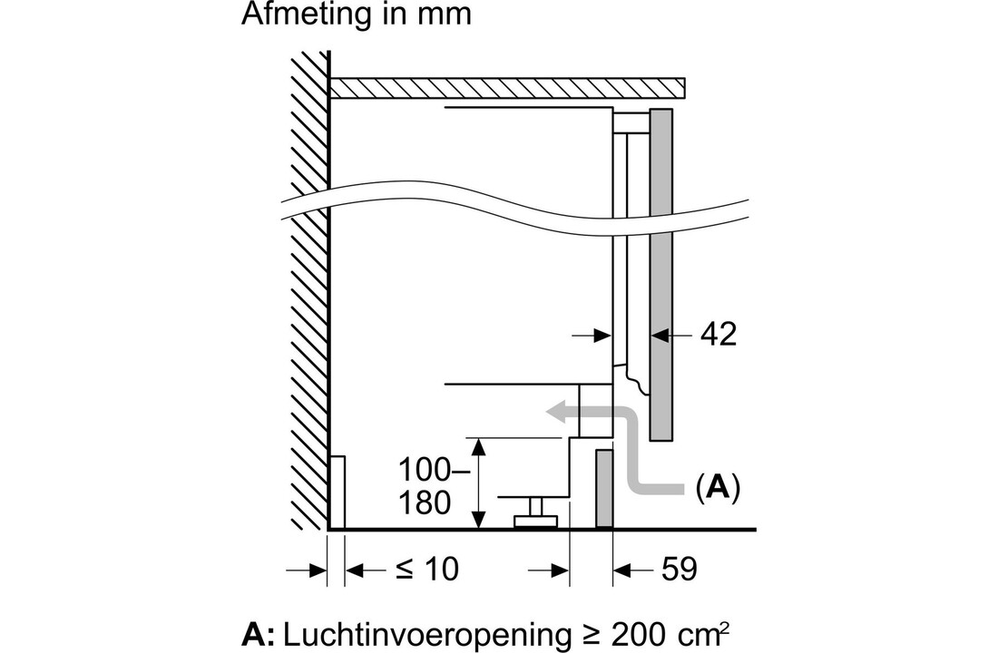 Bosch KUR21VFE0 - Onderbouw koelkast