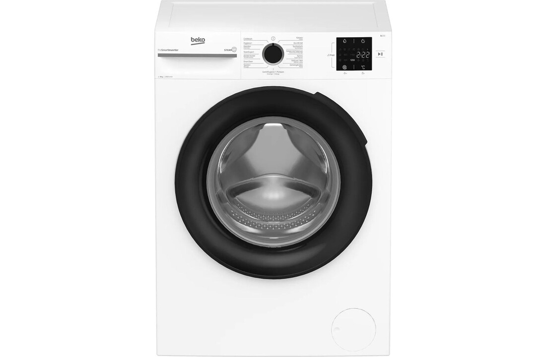 Beko BM1WFU3842W SteamCure - Wasmachine