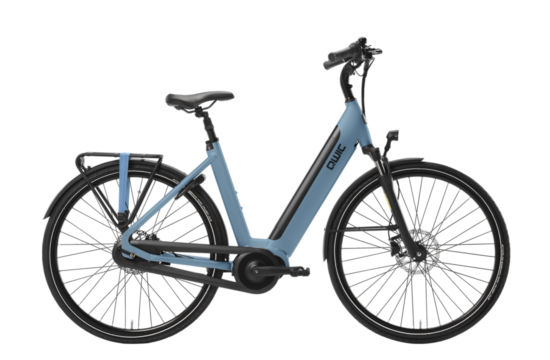 Qwic Inter Plus 400Wh Dames - Denim Blue