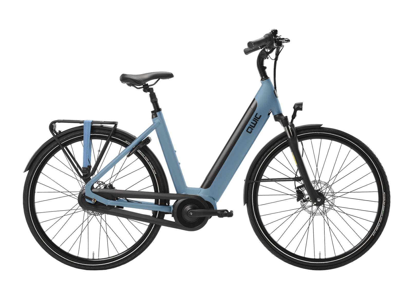 Qwic Inter Plus 400Wh Dames - Denim Blue