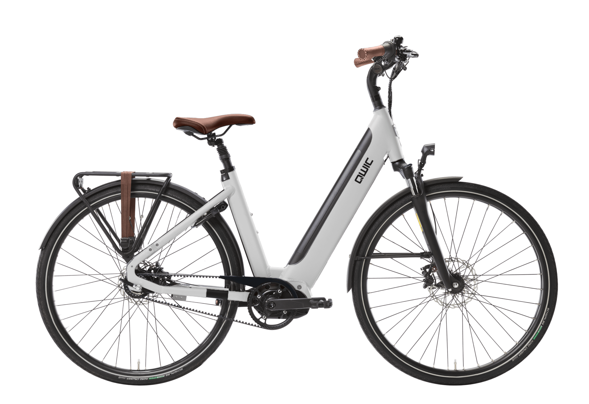 Qwic Inter Tour 400Wh Dames - Chalk White