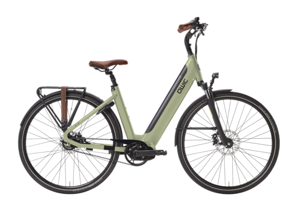 Qwic Inter Tour 400Wh Dames - Kaki Green