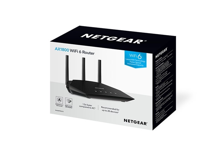 Netgear RAX10 WiFi 6 - Router