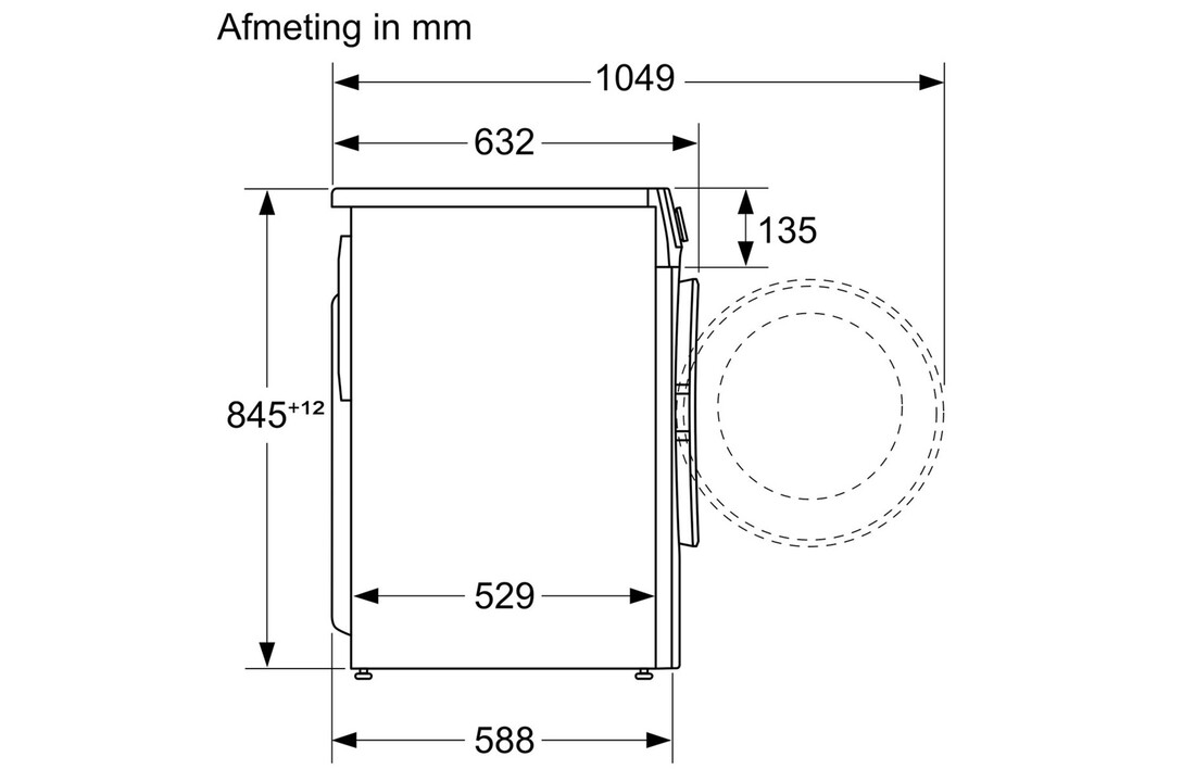Bosch Serie 4 WGG04408NL - Wasmachine