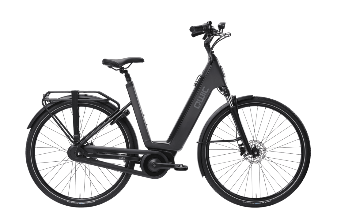 Qwic Mira Daily 756Wh Dames - Jet Black