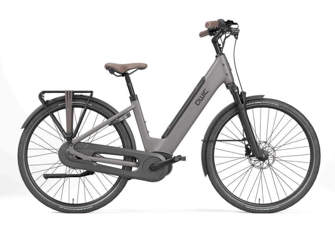 Qwic Elan Daily 500Wh Dames - Asphalt Black