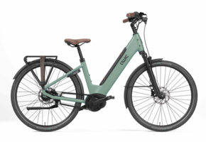Qwic Elan Flow 500Wh Dames - Pebble Green