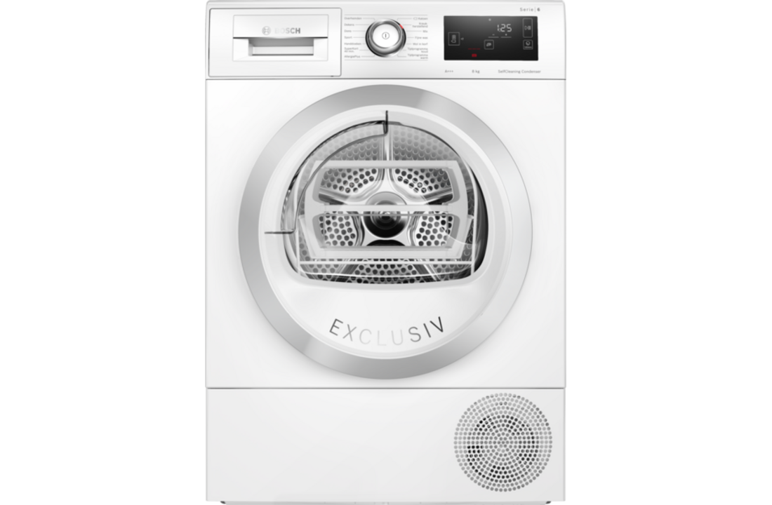 Bosch Serie 6 WTU87692NL EXCLUSIV - Warmtepompdroger