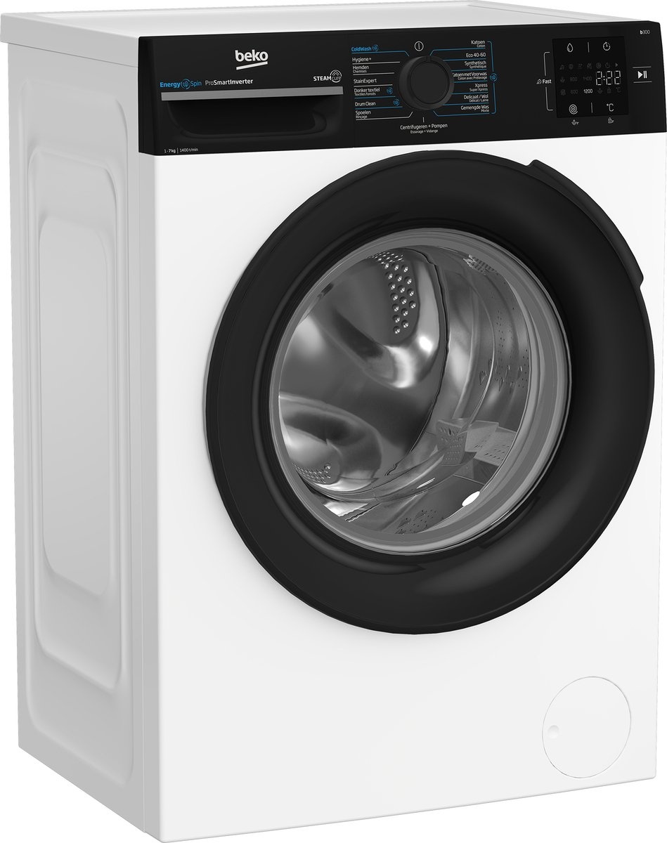 Beko BM3WFU3741B EnergySpin - Wasmachine