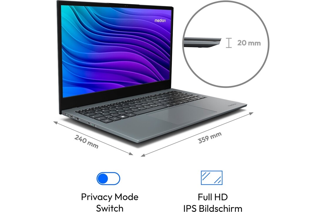 Medion Akoya E15433 MD62630 - Laptop