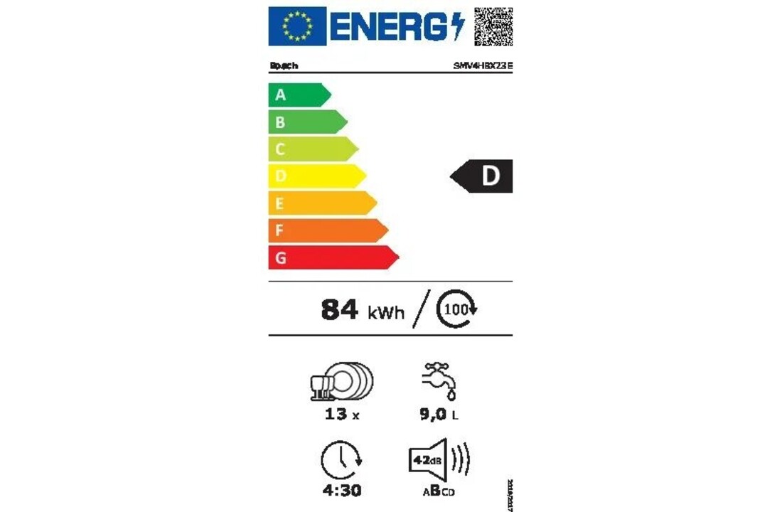 Bosch SMV4HBX23E EXCLUSIV - Inbouw vaatwasser