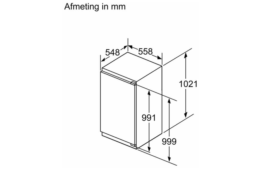 Siemens KI31REDD1 extraKlasse - Inbouw koelkast
