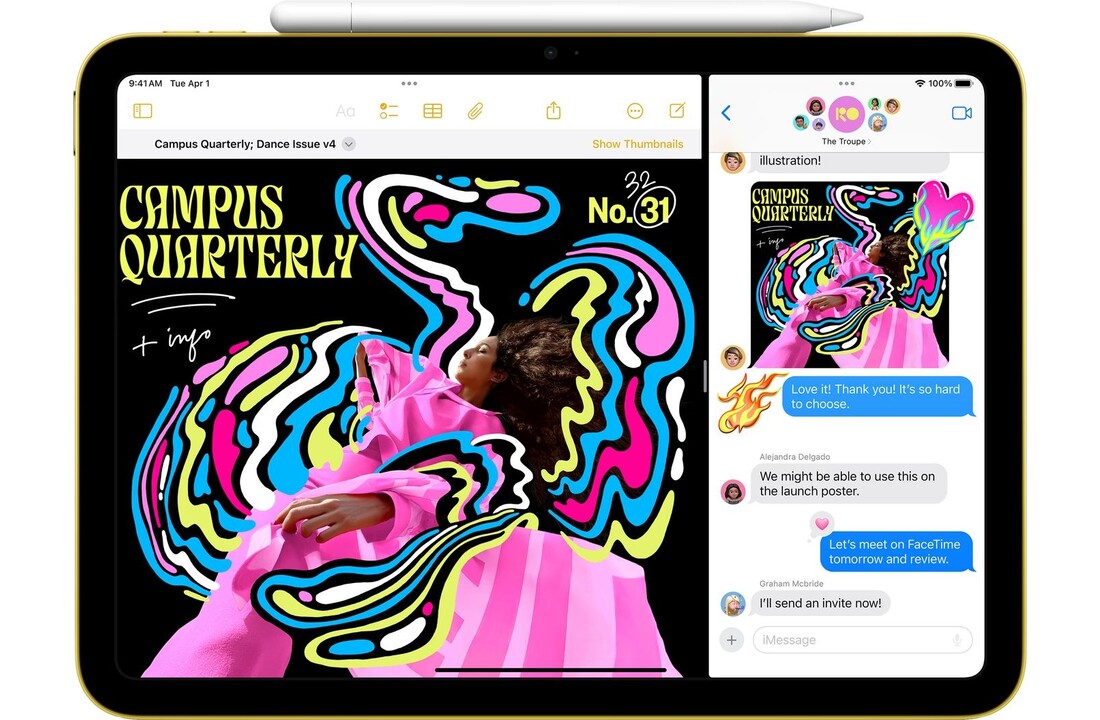 Apple iPad (2025) Wi-Fi 256GB Zilver - Tablet