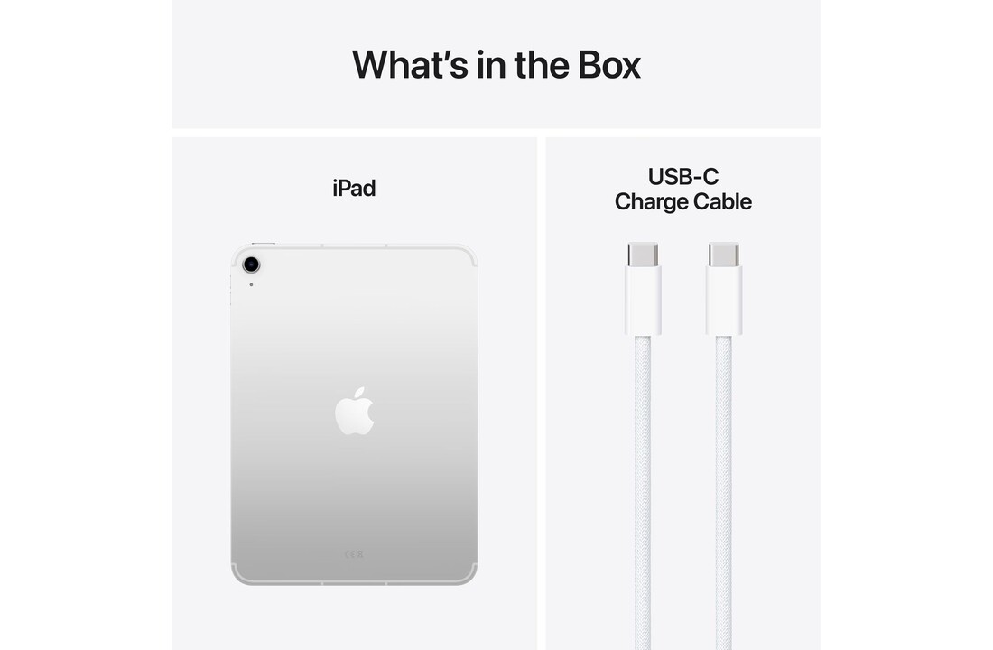 Apple iPad (2025) Wi-Fi 256GB Zilver - Tablet