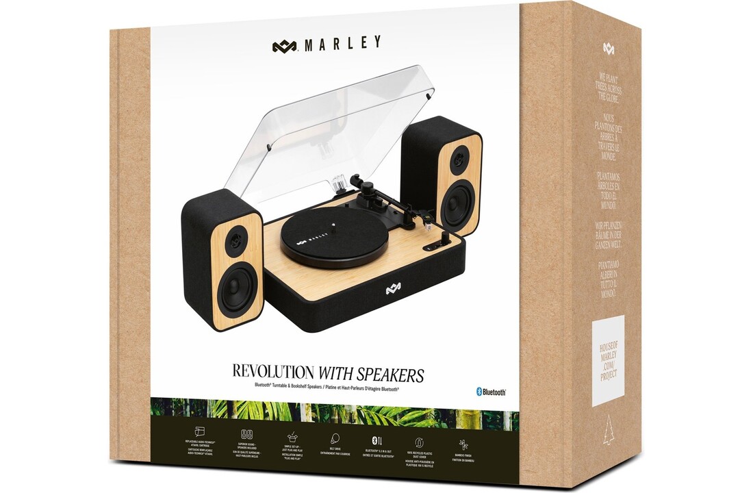 House of Marley Revolution Bruin - Platenspeler