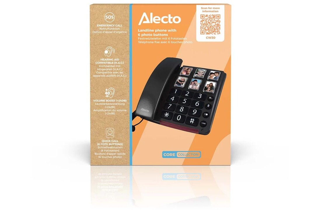 Alecto CW30 - Senioren telefoon