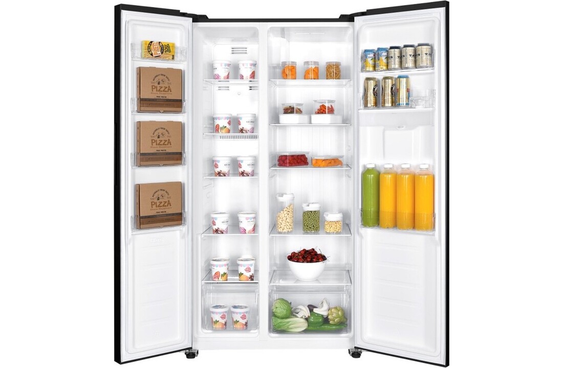 Exquisit SBS239-WS-EB - Amerikaanse koelkast