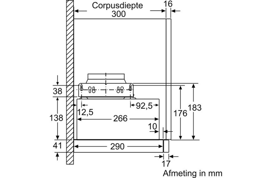 Bosch DFM064W54 - Vlakscherm afzuigkap