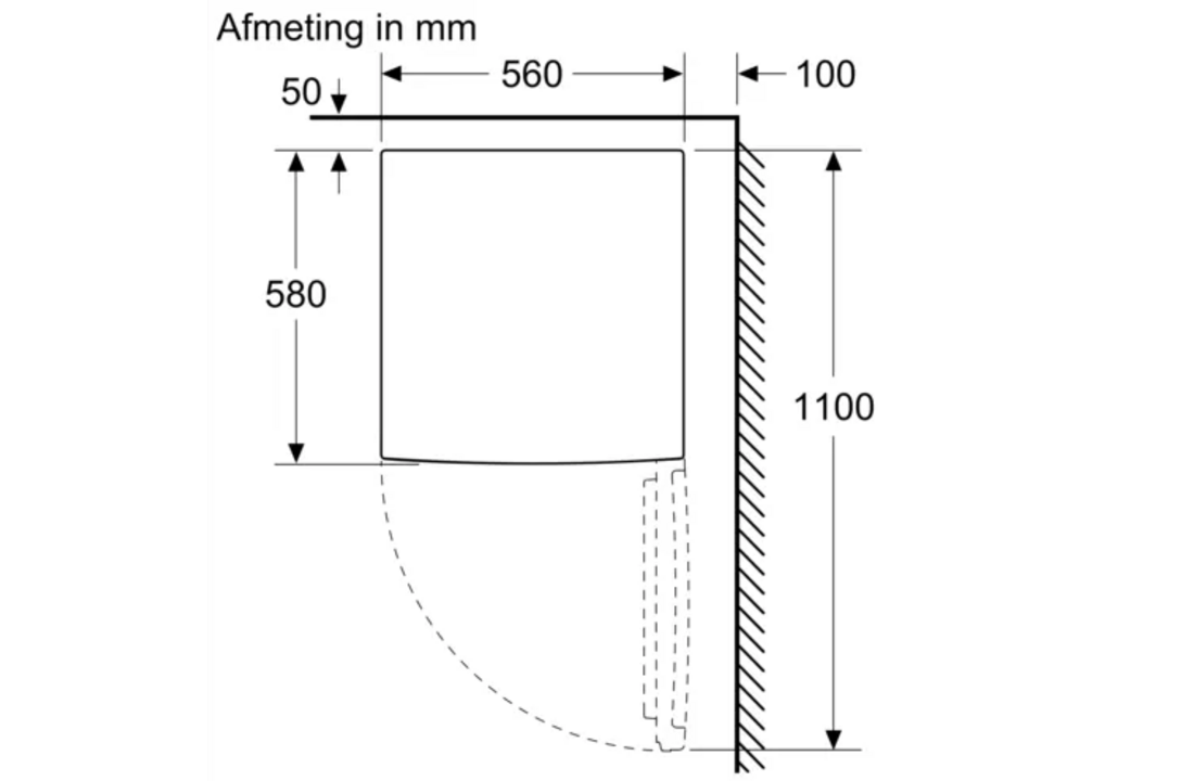 Bosch KTL15NWEA - Tafelmodel koelkast