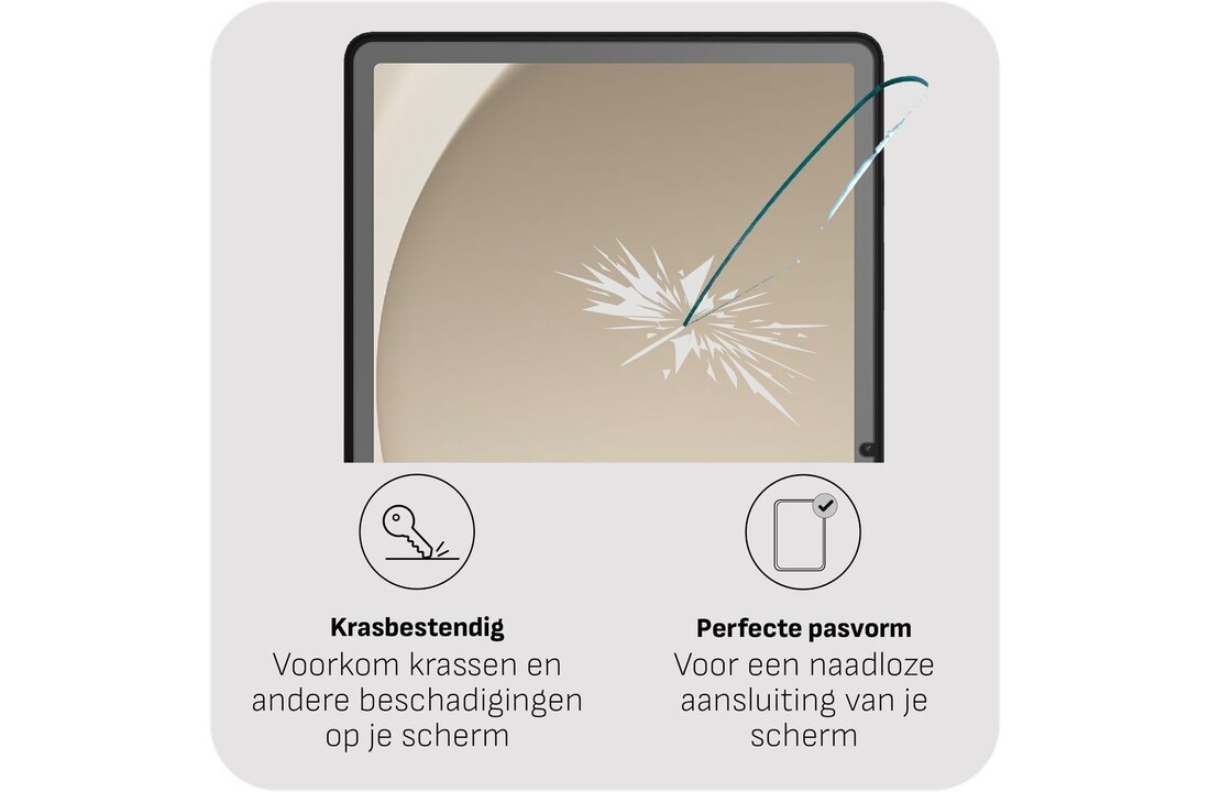 Just in Case Samsung Galaxy Tab A11 Plus / A9 Plus Tempered Glass - Screenprotector