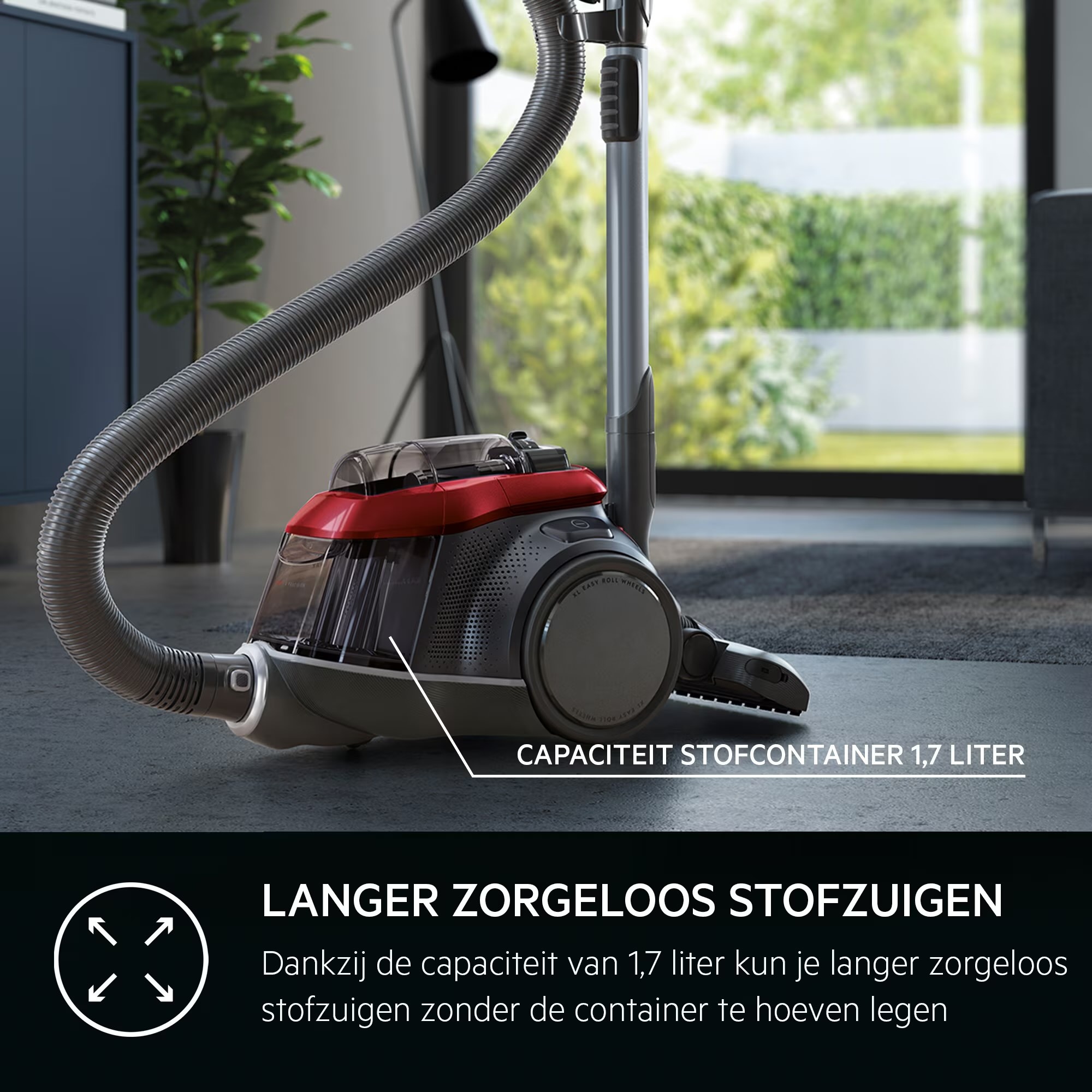 AEG LX9-3-CR - Stofzuiger zonder zak.