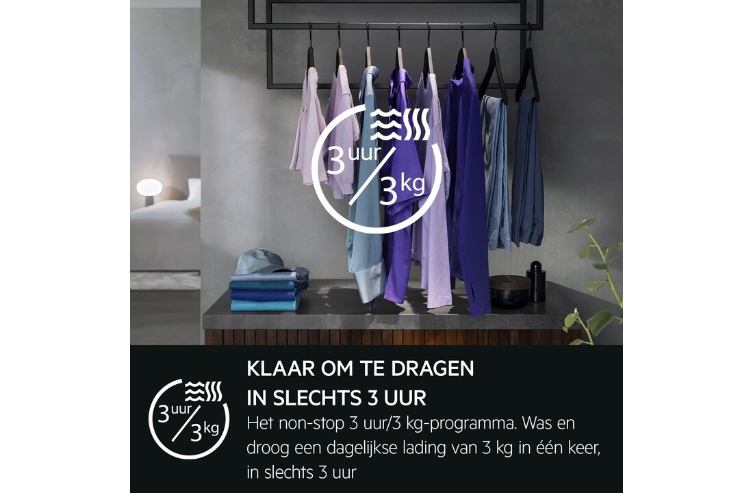 AEG LWR9706C8 - Was-droogcombinatie.