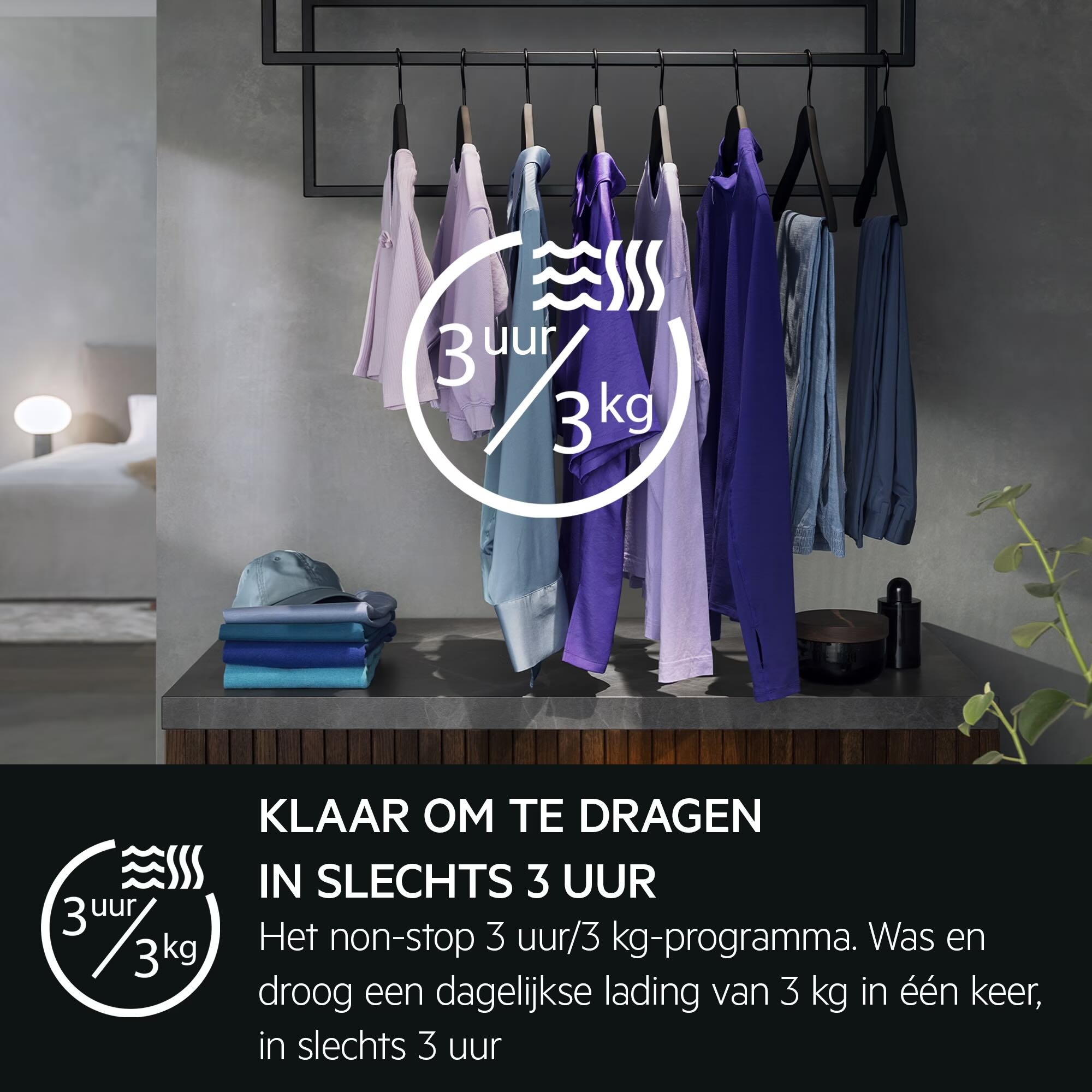 AEG LWR9706C8 - Was-droogcombinatie.